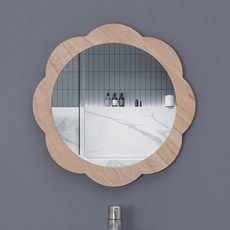 방 벽걸이 욕실 거울 장식 화장대 거울 유치원 Espelho Para Banheiro, 30cm