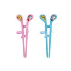 에디슨 젓가락, 2개, 핑크1개 블루1개 1세트 호 에디슨 뽀로로 미니젓가락 (오른손) 블루1개 + 핑크1개