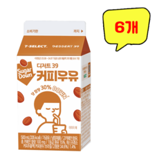 디저트39 콜라보 커피우유, 6개, 500ml