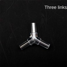 수족관 펌프 커넥터 크리스탈 직각 엘보 3 방향 4 공기 파이프 연결 터닝 조인트, 1.Y shape 1pcs, 1개