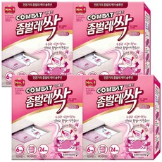 [트윈스몰] 컴배트 좀벌레싹 서랍용 24개입 아로마향 방충효과 최대6개월, 12g, 4개