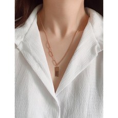 사각알파벳목걸이