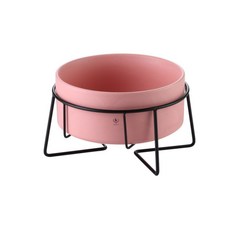 딩동펫 반려동물 크림 세라믹 식기 1구, 그레이, 1개