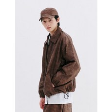 비에스래빗 드링크섹시 로고 레더 자켓 브라운 DSXBS LEATHER BROWN, M