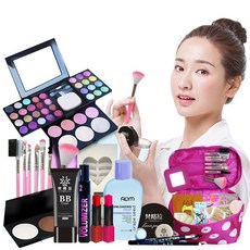 allaosify 화장품 메이크업 세트 초보 뷰티 제품 패키지, 상세페이지 참조