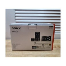 [관부가세포함] 새 제품 소니 알파 a6000 미러리스 블랙 더블 줌 렌즈 카메라 키트 Sony Alpha