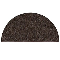솔리드 컬러 카펫 - 초콜릿 48 x 96 절반 애완 동물 및 어린이 친화적 인 카펫과 현대 실내 비즈니스. 미 (48" x 96" Half Round Chocolate), 본상품, 본상품