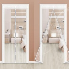 방문용 냉기차단 자석개폐 방풍비닐 90x210cm 투명비닐천막 겨울 외풍방지 투명문, 방풍비닐방문용 90x210cm, 1개