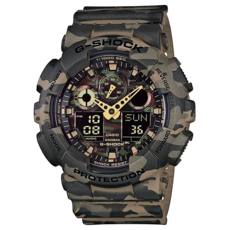 [현대백화점][지샥(G-SHOCK)] 남여공용 밀리터리 라인 GA-100CM-5ADR 강인한 위장패션 캐주얼시계 스탠다드