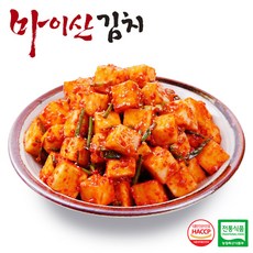 한국농협김치 전북대표 마이산김치 깍두기1kgx3팩, 1세트, 1kg
