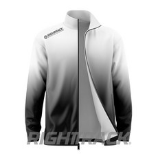러닝 남성용 보온 스키 따뜻한 방풍 야외 재킷 코트 겨울 경량 RIGHTTRACK 그라데이션 양털 의류, 4XL, WHITE