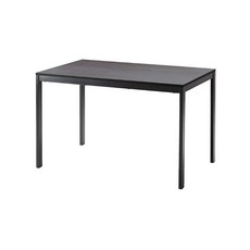 이케아 VANGSTA 방스타 확장형 테이블 2인 4인 6인 식탁, 120cm 블랙/다크브라운