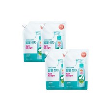 리필 온더바디 코튼풋 발을씻자 풋샴푸 자몽향 리필 500ml 4개