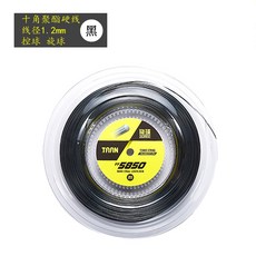 테니스스트링 품 TAAN테니스라켓줄 12미터 한줄세트 5850 10.0앵귤러 경선 회전 볼컨트롤 보강 랜케이블, T03-5850블랙색 대판 200미터