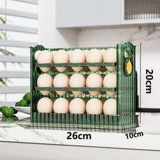 자칠 계란케이스 수납함 냉장고 옆문 멀티 주방 수납용기 뒤집개 계란케이스 8993 0714, 그린, 1개