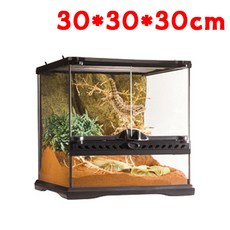 파충류 유리장(30*30*30cm) 파충류장 양서류장 스몰펫