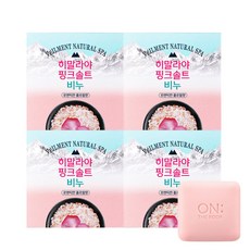 벨먼 히말라야 핑크솔트 비누 플로럴향 90g 4입 x 1개, 4개