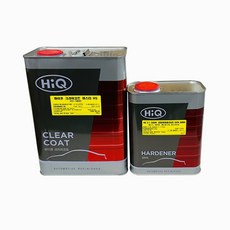 노루 HIQ 자동차용 HS 투명 페인트 / 마스타 HS 크리어 HC-5800 (2:1) / 주제+경화제, 1개, 4L, 마스터 HS 크리어+속건경화제