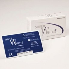치아 미백 스트립-쉬어 화이트! 20 % 전문 치아 미백 스트립 필름 키트, 1