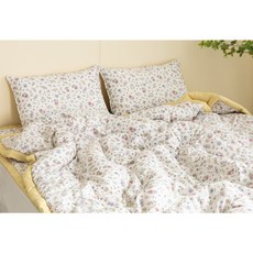 그린일 세미 먼지없는 이불 알거지케어 프릴 간절기 차렵이불