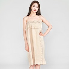 이라인 국산 리즈 순면 레이스 탑 골프가운