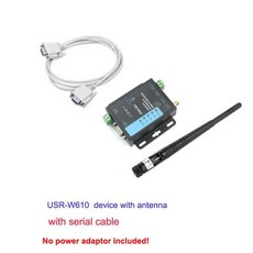 USR-W610 직렬-WiFi 이더넷 무선 변환기 RS232 RS485 직렬 서버, 1개