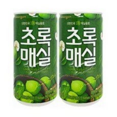 웅진 초록매실 음료선물세트, 180ml, 60개