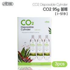 샘아쿠아 이스타 미니고압 co2 95g 리필 (3개) I-519, 1개