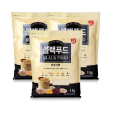 곡물명가 블랙푸드 미숫가루 1kg x 3개