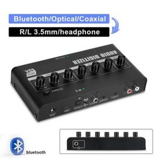 DAC 디지털 아날로그 변환기 광섬유 동축 블루투스 RCA 3.5MM 디코더 앰프 연결 오디오 디지타이저, 1) EU