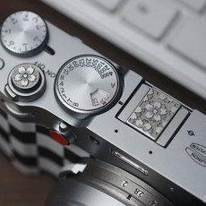 카메라 소프트 릴리즈 버튼 후지필름용 셔터 XT5 XT4 XT3 XT30 II XT20 XPRO3 X100VI X100V XE4 XE3 for Sony RX1R RX10 IV, button and cover, 1개
