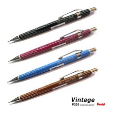 [바보사랑]Pentel 펜텔 제도샤프 P205 빈티지 에디션, 블루