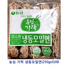 업소용 식자재 농심 가락 냉동모밀면(250gx5)X8, 본상품 선택