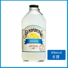 분다버그 트래디셔널 레몬에이드 375ml x6개, 6개