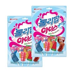 롯데웰푸드 롤리팝 아이스 막대사탕 132g 2개