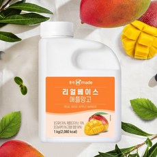 흥국 맘스 리얼베이스 애플망고 1kg 에이드, 1개