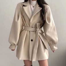 블랙 모직 코트 가을 겨울옷