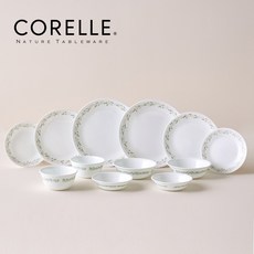 [MH공식] CORELLE 코렐 라벤더리스 2인 12P 공기 대접 접시 혼수 홈세트, 단품