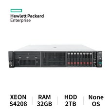 HPE HPE ProLiant 서버 DL380 Gen10 Xeon S4208/32GB ECC/HDD 2TB/S100i 8SFF/No OS