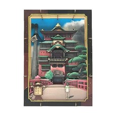 엔스카이 지브리 센과치히로의행방불명 우드스타일 페이퍼시어터 종이극장 PT-WL01