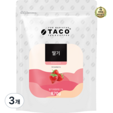 타코 딸기 파우더 라떼분말, 870g, 1개입, 30개