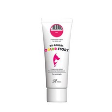 반려동물 개성 컬러 염색약 미니 50ml 강아지볼터치, 블랙