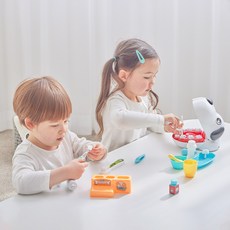 동물병원 치과의사 병원놀이 역할놀이 세트, 1개