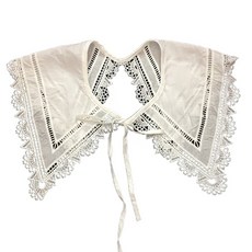 넥케이프페이크카라자수레이스더블레이어