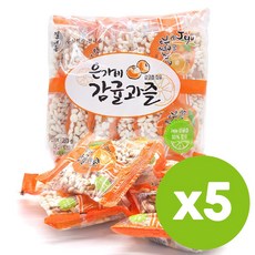 은가비감귤과즐 5봉/과자 한과, 단일상품