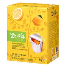 꽃샘 꿀레몬차 포션 450g (30g x 15T), 30g, 2개