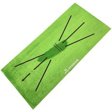 골프 스윙연습기 스윙기 자세교정 홈 골프 연습 장비 실내 스윙 감지 타격 매트 골프연습, MLE 스윙 감지 안솜 매트