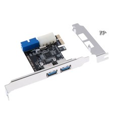 STK2 포트 19 핀 PCI-E PCI 익스프레스 - USB 3.0 확장 카드 어댑터 컨버터