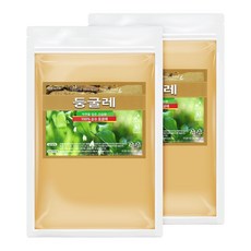 볶은 둥굴레 가루 분말 국내산 1kg (500g x 2개)