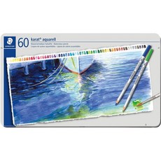 스테들러 전문용 수채 색연필, 60색, 60색